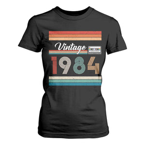 1984 Retro Birthday T Shirt For Women Vintage 42th Birthday Gift Classic 90s Style TS10 Black Print Your Wear