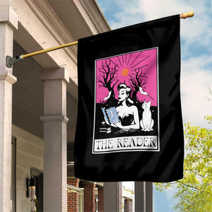 The Reader Tarot Garden Flag Witch Reading Book Club Occult Cat Mom TS10 Print Your Wear