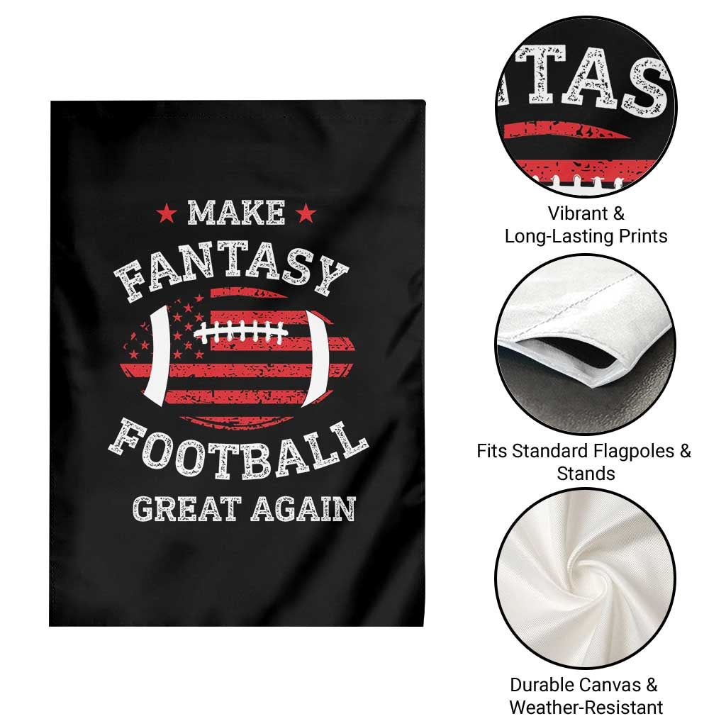 Funny Make Fantasy Football Great Again Garden Flag TS10 Print Your Wear