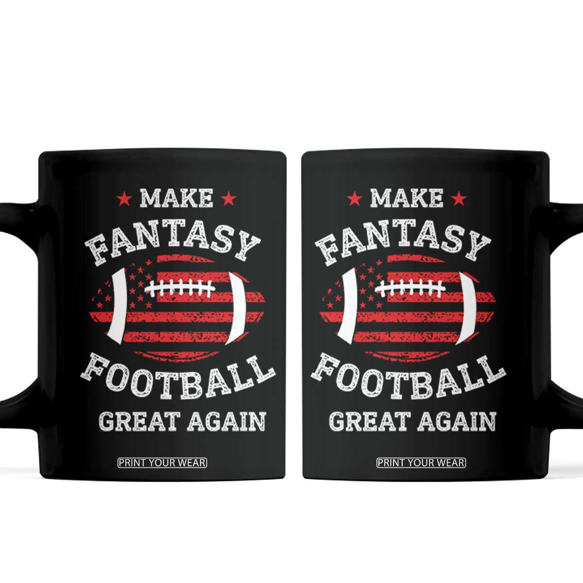 Funny Make Fantasy Football Great Again Coffee Mug TS10 Black Print Your Wear