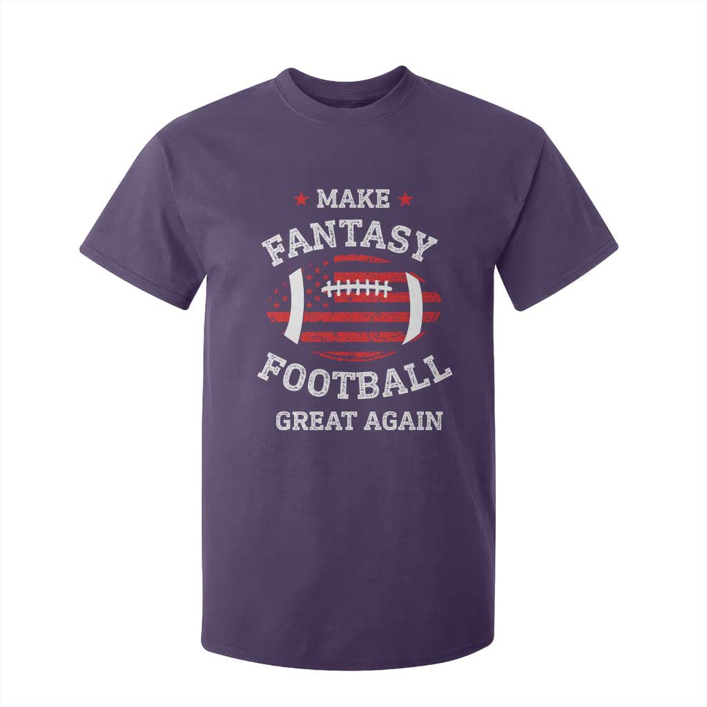Funny Make Fantasy Football Great Again T Shirt For Kid TS10 Purple Print Your Wear