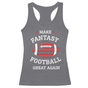 Funny Make Fantasy Football Great Again Racerback Tank Top - Print Your Wear
