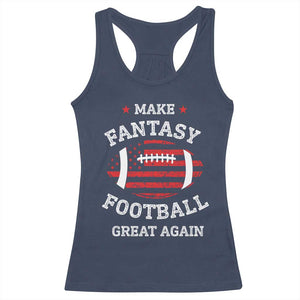 Funny Make Fantasy Football Great Again Racerback Tank Top - Print Your Wear