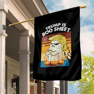 Funny Trump Is Boo Sheet Garden Flag Ghost Retro Halloween Ghost Custome TS10 Print Your Wear