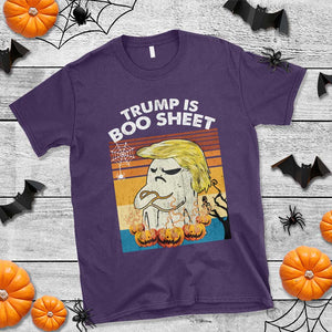 Funny Trump Is Boo Sheet T Shirt Ghost Retro Halloween Ghost Custome TS10 Purple Print Your Wear