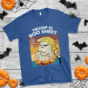 Funny Trump Is Boo Sheet T Shirt Ghost Retro Halloween Ghost Custome TS10 Royal Blue Print Your Wear