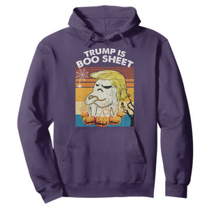 Funny Trump Is Boo Sheet Hoodie Ghost Retro Halloween Ghost Custome TS10 Purple Print Your Wear