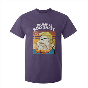 Funny Trump Is Boo Sheet T Shirt For Kid Ghost Retro Halloween Ghost Custome TS10 Purple Print Your Wear