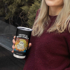 Funny Trump Is Boo Sheet Tumbler Cup Ghost Retro Halloween Ghost Custome - Print Your Wear
