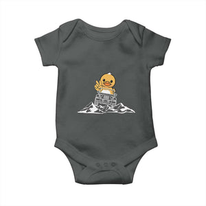 Duck Offroad Car Baby Onesie Funny Off Roading ATV Off Road TS10 Dark Heather Print Your Wear