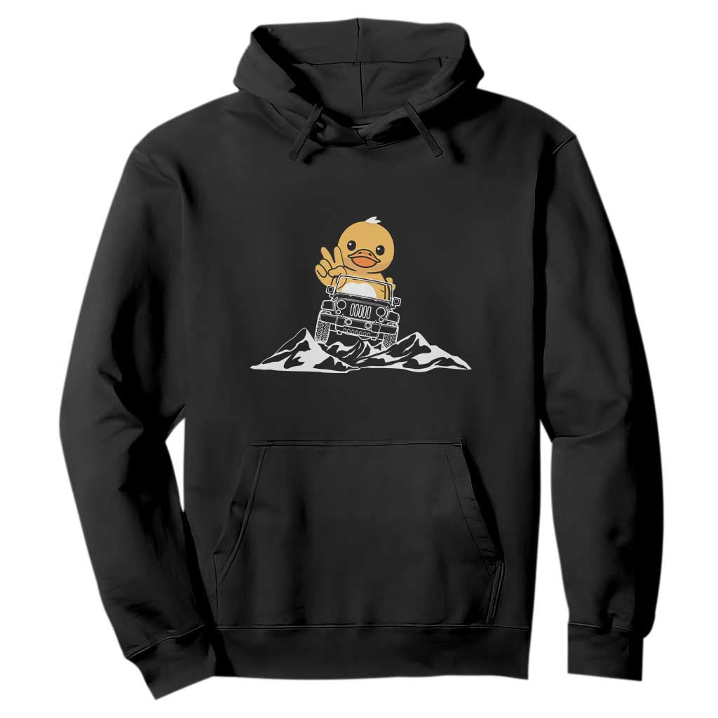 Duck Offroad Car Hoodie Funny Off Roading ATV Off Road TS10 Black Print Your Wear
