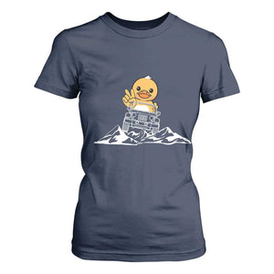 Duck Offroad Car T Shirt For Women Funny Off Roading ATV Off Road TS10 Navy Print Your Wear