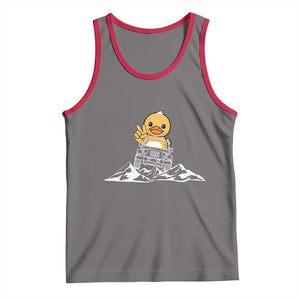 Duck Offroad Car Tank Top Funny Off Roading ATV Off Road TS10 Deep Heather Red Print Your Wear