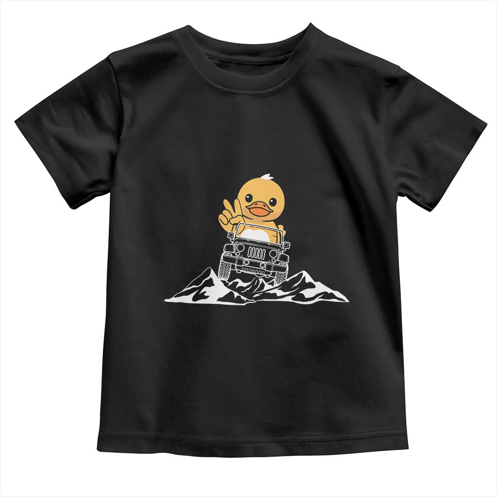 Duck Offroad Car Toddler T Shirt Funny Off Roading ATV Off Road TS10 Black Print Your Wear