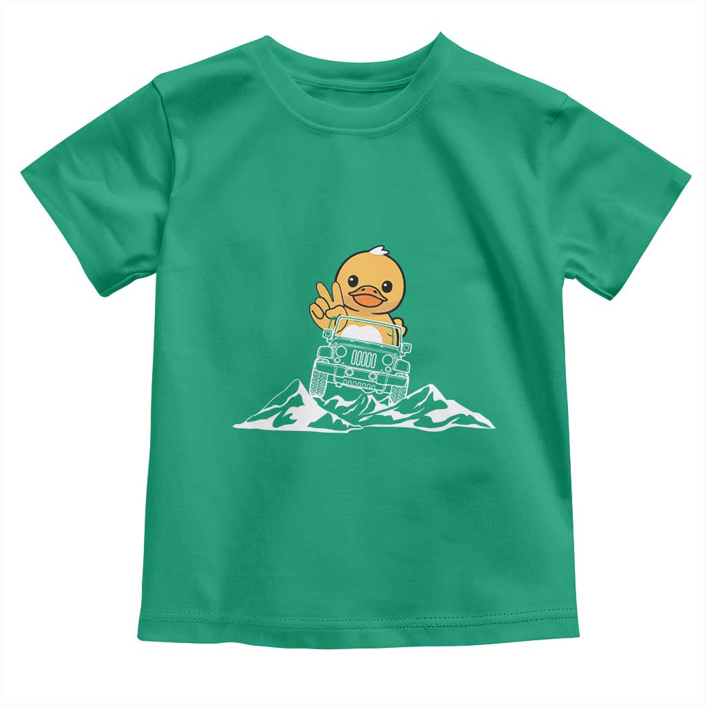 Duck Offroad Car Toddler T Shirt Funny Off Roading ATV Off Road TS10 Irish Green Print Your Wear