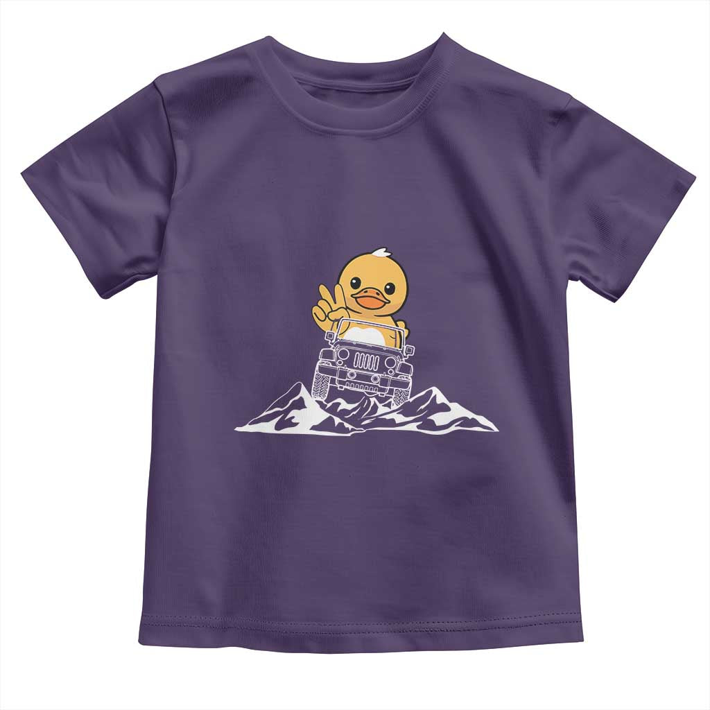 Duck Offroad Car Toddler T Shirt Funny Off Roading ATV Off Road TS10 Purple Print Your Wear