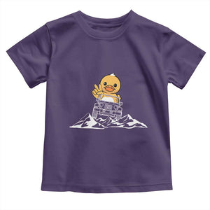 Duck Offroad Car Toddler T Shirt Funny Off Roading ATV Off Road TS10 Purple Print Your Wear