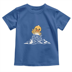 Duck Offroad Car Toddler T Shirt Funny Off Roading ATV Off Road TS10 Royal Blue Print Your Wear