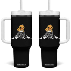 Duck Offroad Car Tumbler With Handle Funny Off Roading ATV Off Road TS10 One Size: 40 oz Black Print Your Wear