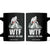 WTF Where's The Fish Coffee Mug Funny Fishing Gifts Bigfoot Sasquatch TS10 Black Print Your Wear