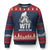 WTF Where's The Fish Ugly Christmas Sweater Funny Fishing Gifts Bigfoot Sasquatch - Print Your Wear