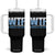WTF Where's The Fish Tumbler With Handle Funny Fishing Gifts Fathers Day TS10 One Size: 40 oz Black Print Your Wear