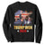 Trump Won 2024 Sweatshirt President 45 47th Second Term US Flag TS10 Black Print Your Wear