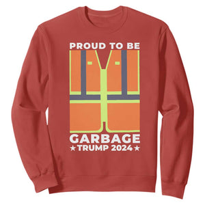 Donald Trump 2024 Sweatshirt Proud To Be Garbage TS10 Red Print Your Wear