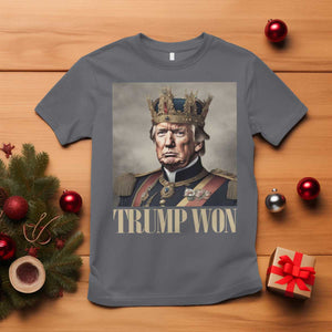 Trump Take America Back T Shirt King Trump Won Get Over It 2024 TS10 Charcoal Print Your Wear