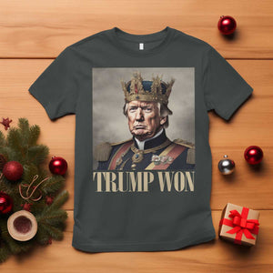 Trump Take America Back T Shirt King Trump Won Get Over It 2024 TS10 Dark Heather Print Your Wear