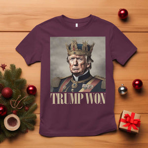 Trump Take America Back T Shirt King Trump Won Get Over It 2024 TS10 Maroon Print Your Wear