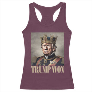 Trump Take America Back Racerback Tank Top King Trump Won Get Over It 2024 TS10 Maroon Print Your Wear