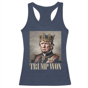 Trump Take America Back Racerback Tank Top King Trump Won Get Over It 2024 TS10 Navy Print Your Wear