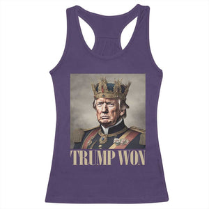 Trump Take America Back Racerback Tank Top King Trump Won Get Over It 2024 TS10 Purple Print Your Wear