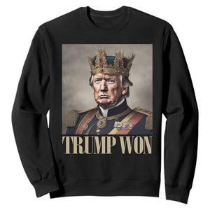 Trump Take America Back Sweatshirt King Trump Won Get Over It 2024 TS10 Black Print Your Wear