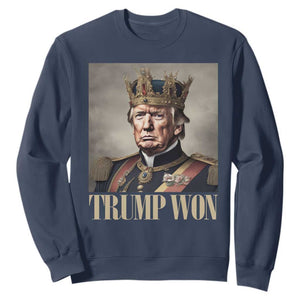 Trump Take America Back Sweatshirt King Trump Won Get Over It 2024 TS10 Navy Print Your Wear