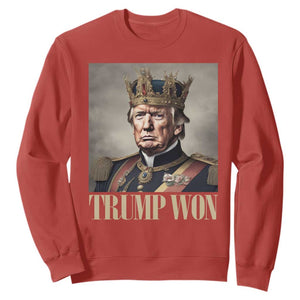 Trump Take America Back Sweatshirt King Trump Won Get Over It 2024 TS10 Red Print Your Wear
