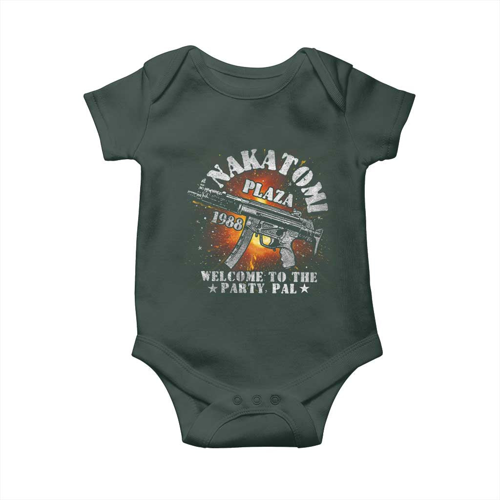 Nakatomi Plaza Christmas Party Baby Onesie 1988 Welcome To The Party Pal 80'S Die Movie Bruce TS10 Print Your Wear