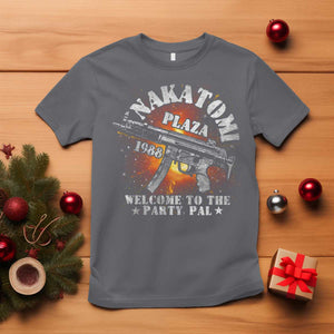 Nakatomi Plaza Christmas Party T Shirt 1988 Welcome To The Party Pal 80'S Die Movie Bruce TS10 Charcoal Print Your Wear