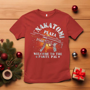 Nakatomi Plaza Christmas Party T Shirt 1988 Welcome To The Party Pal 80'S Die Movie Bruce TS10 Red Print Your Wear