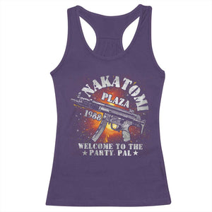 Nakatomi Plaza Christmas Party Racerback Tank Top 1988 Welcome To The Party Pal 80'S Die Movie Bruce TS10 Purple Print Your Wear