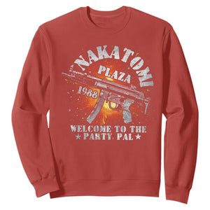 Nakatomi Plaza Christmas Party Sweatshirt 1988 Welcome To The Party Pal 80'S Die Movie Bruce TS10 Red Print Your Wear
