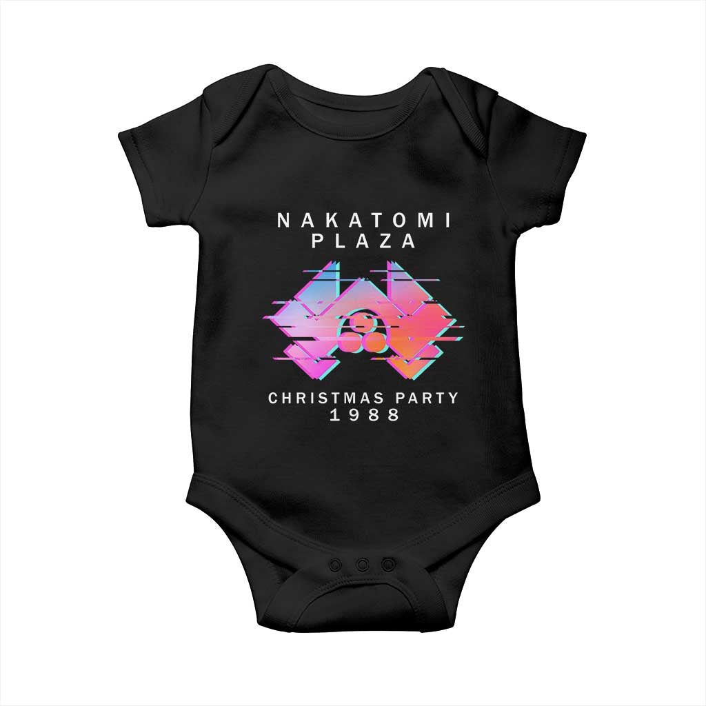 Christmas Nakatomi Plaza Baby Onesie Xmas Party 2024 Ugly Gift TS10 Black Print Your Wear