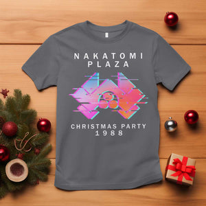 Christmas Nakatomi Plaza T Shirt Xmas Party 2024 Ugly Gift TS10 Charcoal Print Your Wear