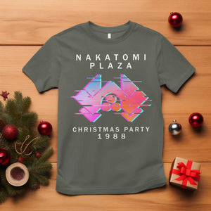 Christmas Nakatomi Plaza T Shirt Xmas Party 2024 Ugly Gift TS10 Military Green Print Your Wear