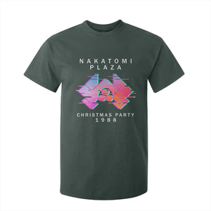 Christmas Nakatomi Plaza T Shirt For Kid Xmas Party 2024 Ugly Gift TS10 Dark Forest Green Print Your Wear