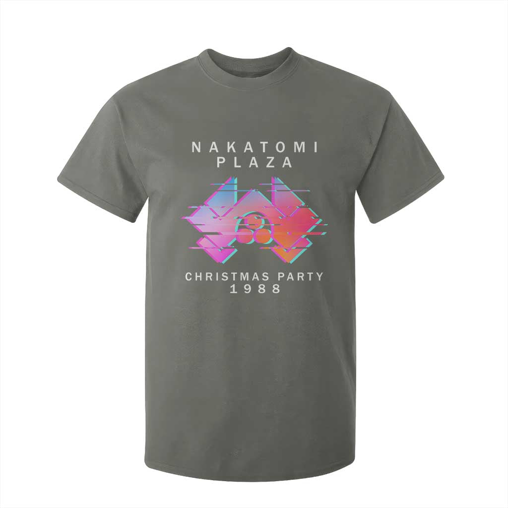 Christmas Nakatomi Plaza T Shirt For Kid Xmas Party 2024 Ugly Gift TS10 Military Green Print Your Wear