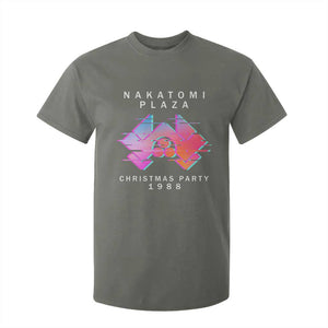 Christmas Nakatomi Plaza T Shirt For Kid Xmas Party 2024 Ugly Gift TS10 Military Green Print Your Wear
