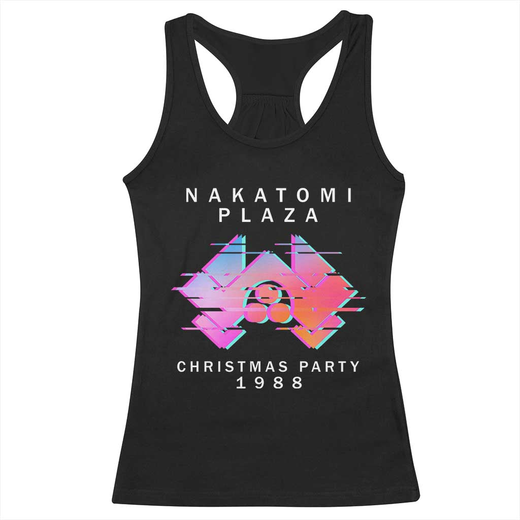 Christmas Nakatomi Plaza Racerback Tank Top Xmas Party 2024 Ugly Gift TS10 Black Print Your Wear