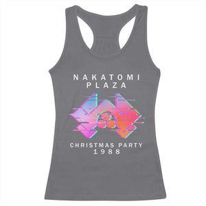 Christmas Nakatomi Plaza Racerback Tank Top Xmas Party 2024 Ugly Gift TS10 Charcoal Print Your Wear
